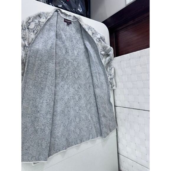 "Johnston & Murphy" Womens Long Cardigan Sweater SZ M Open Front WORK  OFFICE - Picture 8 of 11